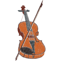 Matriz de Bordado Instrumento Musical Violino 